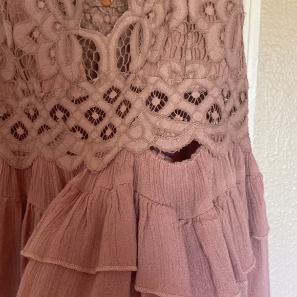 Mauve FREE PEOPLE Tank Top - Picture 2 of 3